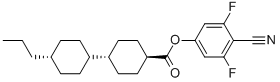 Structure of TRANS,TRANS- 4-CYANO-3,5-DIFLUORO-PHENYL 4-PROPYLBICYCLOHEXYL-4-CARBOXYLATE