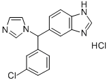 5-[(3-CHLOROPHENYL)-1H-IMIDAZOL-1-YLMETHYL]-1H-BENZIMIDAZOLE HYDROCHLORIDE结构式