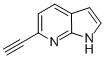 Structure of 1H-Pyrrolo[2,3-b]pyridine, 6-ethynyl-