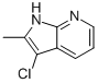 Structure of 1H-Pyrrolo[2,3-b]pyridine, 3-chloro-2-methyl-