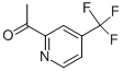 1-[4-(TRIFLUOROMETHYL)PYRIDIN-2-YL]ETHANONE结构式