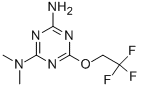 Structure of 2-AMINO-4-DIMETHYLAMINO-6-(2,2,2-TRIFLUOROETHOXY)-1,3,5-TRIAZINE