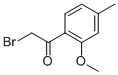 Structure of 2-BROMO-1-(2-METHOXY-4-METHYLPHENYL)ETHANONE