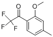 Structure of Ethanone,2,2,2-trifluoro-1-(2-methoxy-4-methylphenyl)-