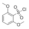 Structure of 2,6-dimethoxybenzene-1-sulfonyl chloride