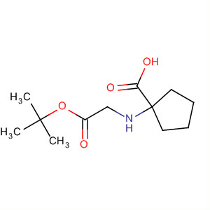 Structure of Cyclopentanecarboxylic acid,1-[[(1,1-dimethylethoxy)carbonyl]methylamino]-
