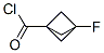 Bicyclo[1.1.1]pentane-1-carbonylchloride, 3-fluoro-结构式