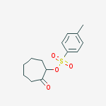 2-oxocycloheptyl 4-methylbenzenesulfonate结构式