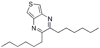 Thieno[3,4-b]pyrazine, 2,3-dihexyl-结构式