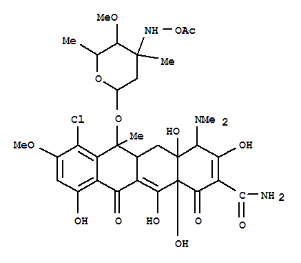 Structure of dactylocycline D