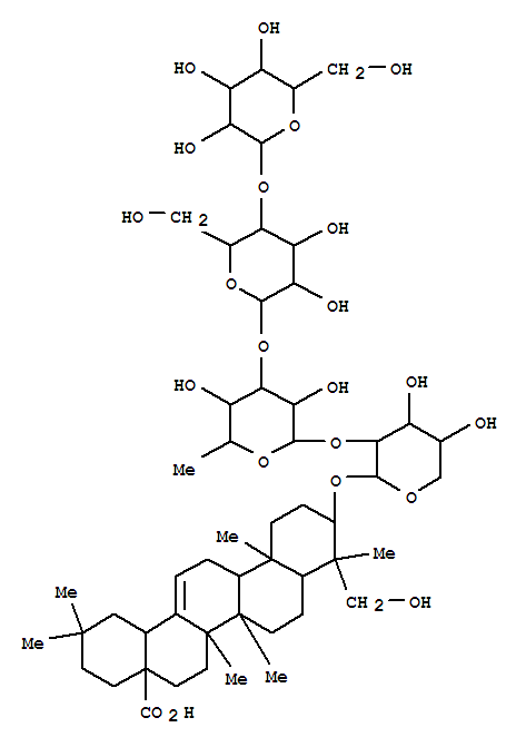 Chemical structure of MacranthosideB