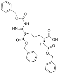 Structure of Z-ARG(Z)2-OH