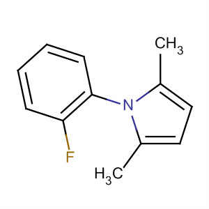 Structure of 1H-Pyrrole, 1-(2-fluorophenyl)-2,5-dimethyl-