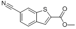 Structure of 6-CYANO-BENZO[B]THIOPHENE-2-CARBOXYLIC ACID METHYL ESTER