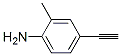 Structure of Benzenamine,4-ethynyl-2-methyl-