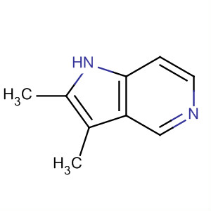 1H-Pyrrolo[3,2-c]pyridine, 2,3-dimethyl-结构式
