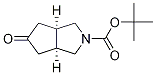 Structure of (3aR,6aS)-tert-butyl 5-oxohexahydrocyclopenta[c]pyrrole-2(1H)-carboxylate