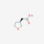 3-Furanacetic acid, tetrahydro-, (3S)-结构式