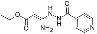 Structure of ETHYL 3-AMINO-3-(2-ISONICOTINOYLHYDRAZINO)ACRYLATE