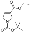 Structure of 1H-Pyrrole-1,3-dicarboxylic acid, 2,5-dihydro-, 1-(1,1-dimethylethyl)3-ethyl ester