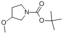 Structure of 1-BOC-3-METHOXYPYRROLIDINE