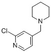 Structure of 2-CHLORO-4-((PIPERIDIN-1-YL)METHYL)PYRIDINE