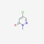 Structure of 5-chloro-2-methylpyridazin-3(2H)-one