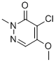 Structure of 4-CHLORO-5-METHOXY-2-METHYL-2,3-DIHYDROPYRIDAZIN-3-ONE
