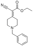ETHYL 2-(1-BENZYL-4-PIPERIDINYLIDENE)-2-CYANOACETATE结构式