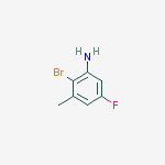 Structure of 2-Bromo-5-fluoro-3-methylaniline