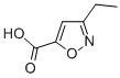Structure of 3-ethylisoxazole-5-carboxylic acid
