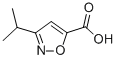 Structure of 3-ISOPROPYLISOXAZOLE-5-CARBOXYLIC ACID