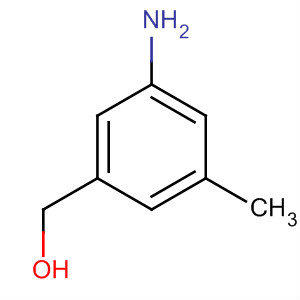 Structure of Benzenemethanol, 3-amino-5-methyl-