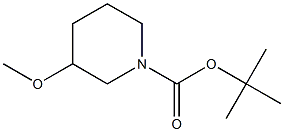 Structure of 1-Boc-3-Methoxypiperidine