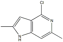 Structure of 4-Chloro-2,6-diMethyl-5-azaindole