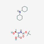 Structure of Dicyclohexylamine (2S,3S)-2-((tert-butoxycarbonyl)amino)-3-hydroxybutanoate