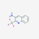 Structure of 2-(TRIFLUOROMETHYL)QUINOLIN-3-AMINE