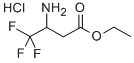Structure of ETHYL-3-AMINO-4,4,4-TRIFLUOROBUTYRATE HYDROCHLORIDE