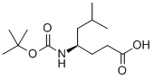 Structure of (R)-4-(BOC-AMINO)-6-METHYLHEPTANOIC ACID