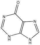 Structure of 6H-Purin-6-one, 3,9-dihydro- (9CI)