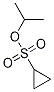 Structure of isopropyl cyclopropanesulfonate
