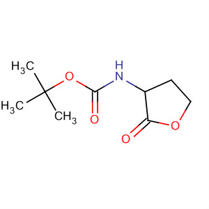 Carbamic acid, (tetrahydro-2-oxo-3-furanyl)-, 1,1-dimethylethyl ester结构式