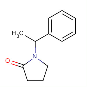 Structure of 2-Pyrrolidinone, 1-(1-phenylethyl)-