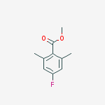 Structure of methyl 4-fluoro-2,6-dimethylbenzoate