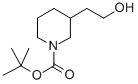 Structure of 3-(2-Hydroxyethyl)piperidine-1-carboxylic acid tert-butyl ester