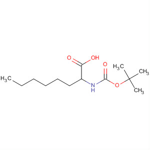 Octanoic acid, 2-[[(1,1-dimethylethoxy)carbonyl]amino]-结构式