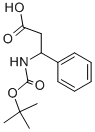 Structure of 3-(Boc-amino)-3-phenylpropionic acid