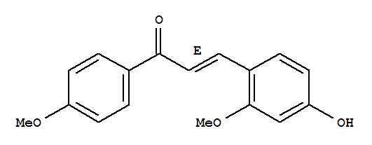 Structure of glypallichalcone