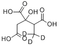 2-METHYL-D3-CITRIC ACID结构式