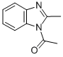1-ACETYL-2-METHYLBENZIMIDAZOLE结构式